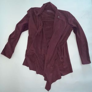 BLANKNYC Maroon Cardigan Small